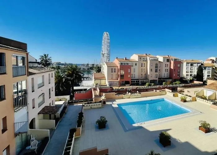 Chez Sofia T3 View Port Private Parking And Pool Daire *